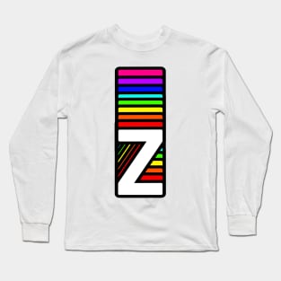 Rainbow Letter, Z Long Sleeve T-Shirt